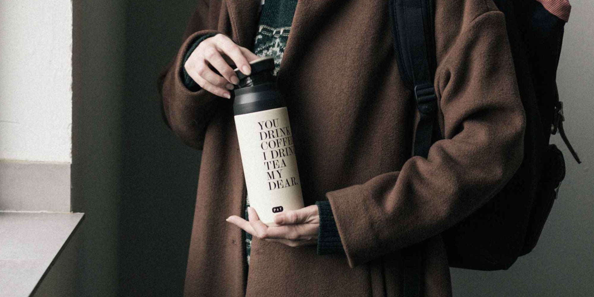 Nomad Flask, Insulated Travel Mug, 350ml - Black / 350ml