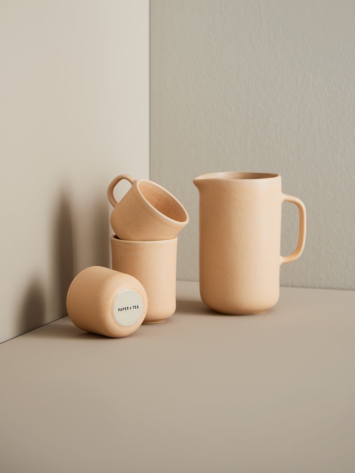 Stoneware Mug Apricot