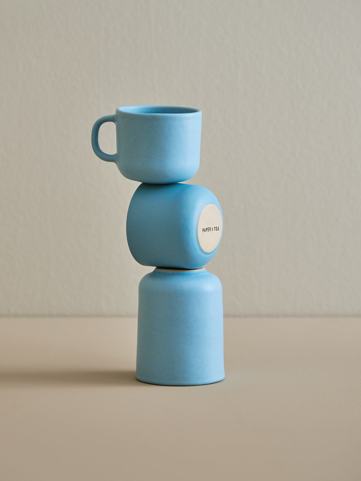 Stoneware Mug Light Blue